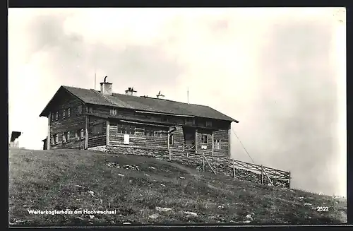 AK Wetterkoglerhaus am Hochwechsel, Vorderansicht