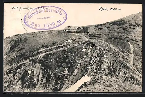 AK Karl Ludwighaus, Ansicht aus der Ferne