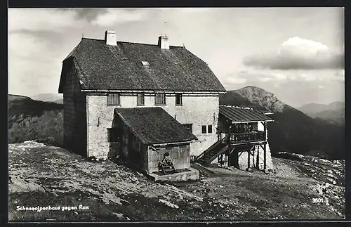 AK Schneealpenhaus, Berghütte gegen Rax