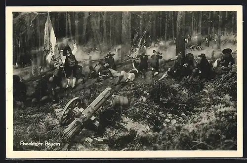 AK Andreas Hofer und die Eisacktaler Bauern, Schlacht am Berg Isel