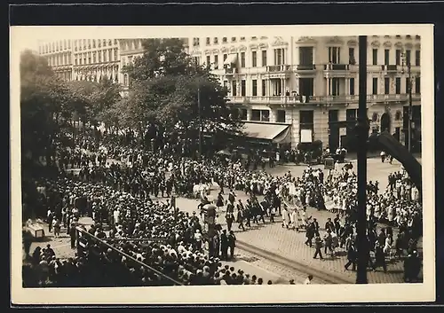 AK Wien, X. Deutsches Bundes Sängerfest, Festzug
