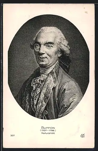 AK Portrait von Buffon, 1907-1788, Naturaliste