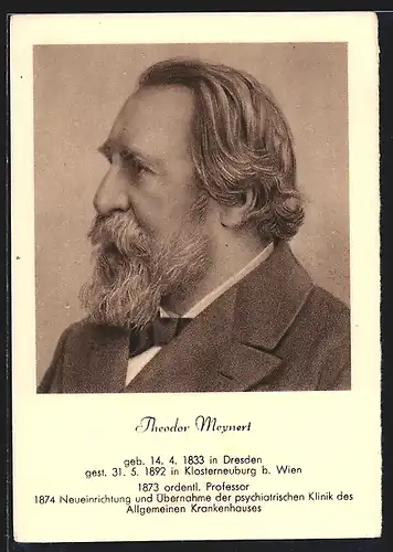 AK Theodor Meynert, 1833-1892, Mediziner