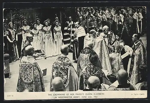 AK The Crowing of her Majesty Queen Elizabeth in Westminster Abbey, June 2nd, 1953