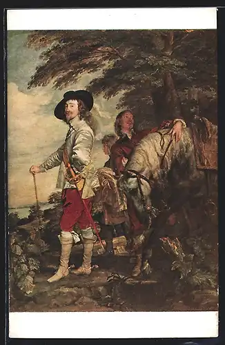 Künstler-AK Karl I., König von England