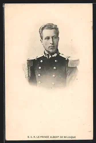 AK S. A. R. Le Prince Albert de Belgique, in Uniform