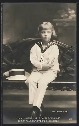 AK S.A.R. Monsiegneur le Comte de Flandre Prince Charles Theodore de Belgique