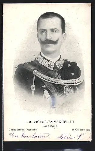 AK S. M. Victor-Emmanuel III., Roi d'Italie