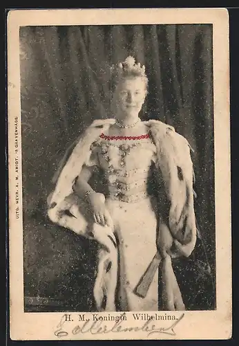 AK H. M. Koningin Wilhelmina von den Niederlanden