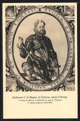 AK Guillaume Ier de Nassau, le Taciturne, Prince d`Orange