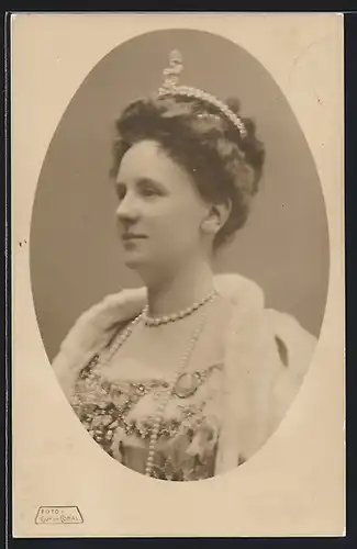 AK Portrait Königin Wilhelmina von den Niederlanden