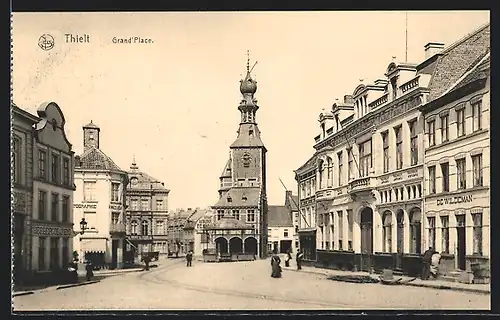 AK Thielt, Grand Place avec Boutiques