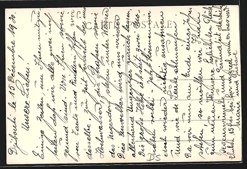 AK Strassenpartie in einem einheimischen Dorf