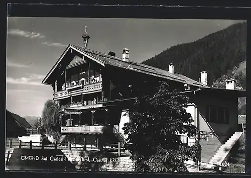 AK Gmünd bei Gerlos, Gasthof Kröller