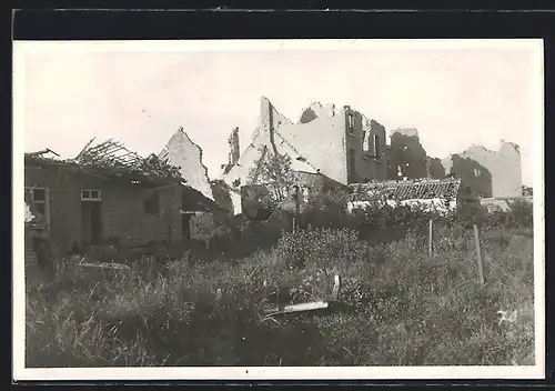 AK Lombartzyde, Zerstörte Ortspartie