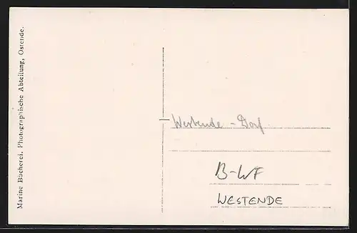 AK Westende, Zerstörte Ortspartie