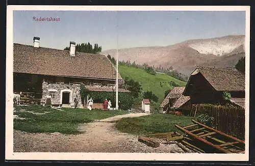 AK St. Barbara /Mürztal, Partie am Radwirtshaus