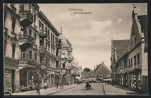 AK Insterburg, In der Hindenburgstrasse