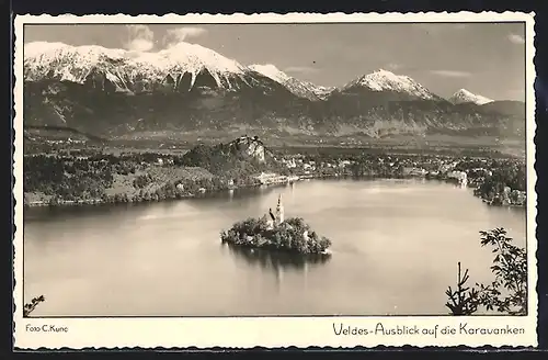 AK Veldes, Ausblick auf die Karavanken