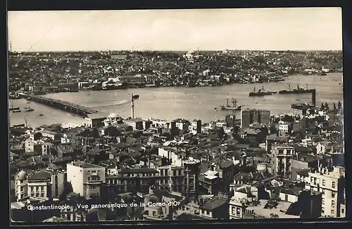 AK Constantinople, Vue panoramique de la Corne d`Or
