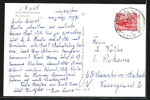 AK Balatonföldvár, Vasútállomás