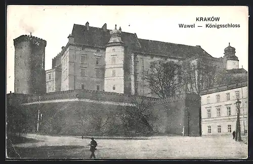 AK Kraków, Wawel, Königsschloss