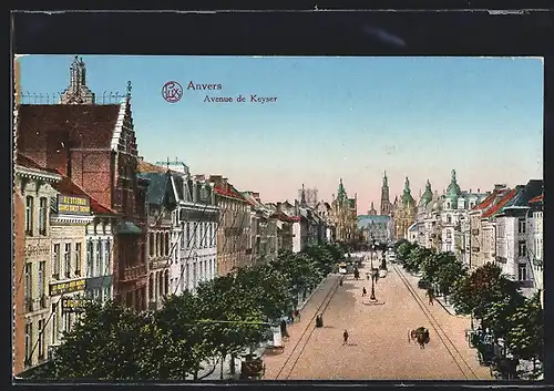 AK Anvers, Avenue de Keyser