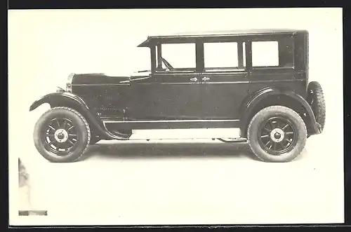 Foto-AK Auto NSU (1927), Seitenansicht des Fahrzeugs