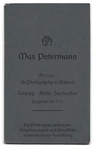 Fotografie Max Petermann, Leipzig, Plagwitzer Str. 72a, Mann mit Krawatte und hochgekämmtem Haar