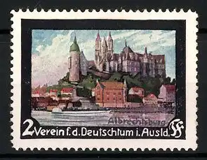 Reklamemarke Verein f. d. Deutschtum im Ausland, Ansicht der Albrechtsburg