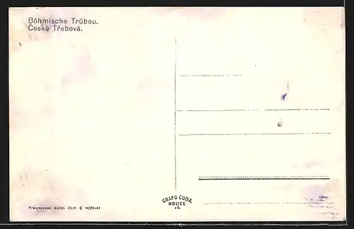 AK Ceská Trebová, Gesamtansicht