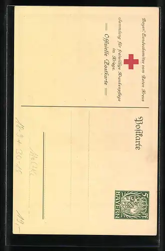 Künstler-AK Portraits und Zitat von Moltke, Ganzsache Bayern