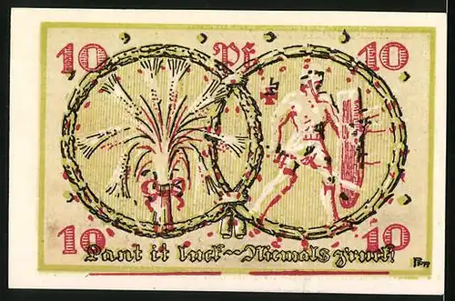 Notgeld Immenstadt i. Allg. 1918, 10 Pfennig, Wappen