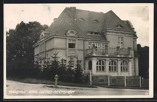 AK Schönlinde / Krasna Lipa, Karl-Dittrich-Altersheim