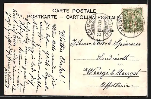 AK Raddampfer Uri fährt von der Tellsplatte ab