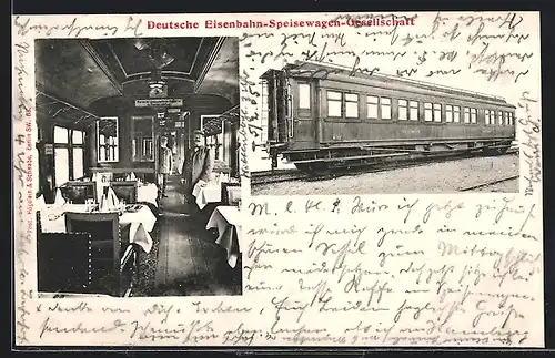 AK Deutsche Eisenbahn-Speisewagen-Gesellschaft