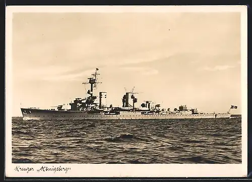 AK Kreuzer Königsberg der Kriegsmarine