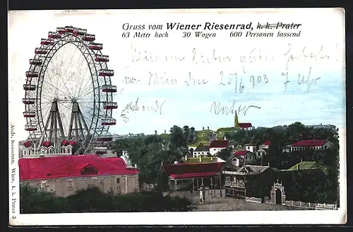 AK Wien, Wiener Prater, Riesenrad