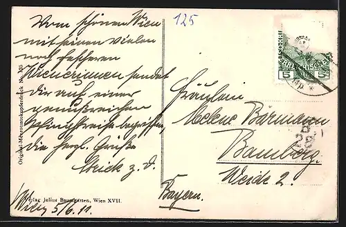 AK Wien, Idylle im Wiener Prater