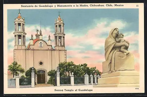 AK Chihuahua, Santuario de Guadalupe y Monumento a la Madre