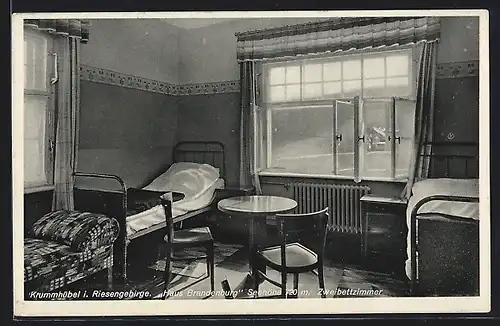 AK Krummhübel, Haus Brandenburg, Zweibettzimmer
