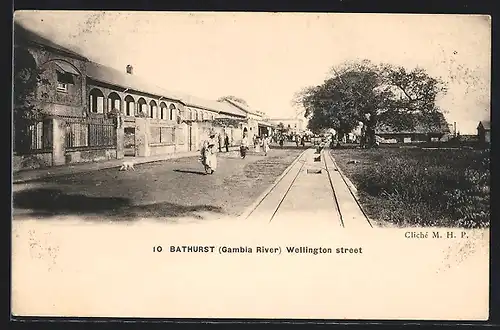 AK Bathurst /Gambia River, View along Wellington street