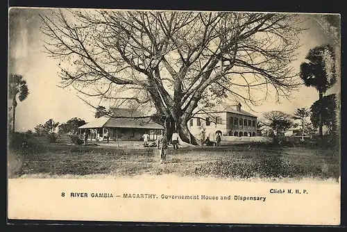 AK Macarthy, Government House and Dispensary