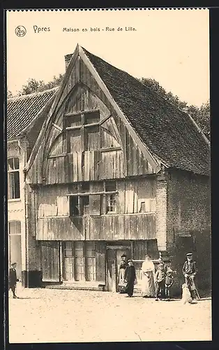 AK Yper, Houte huizen in de Rijselstraat