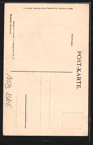 AK Breslau, Ansicht vom Domportal