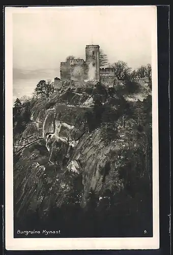 AK Kynast, Blick auf die Burgruine