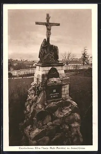 AK Czestochowa, XII-a Stacja Meki Panskiej na Jasnej Górze