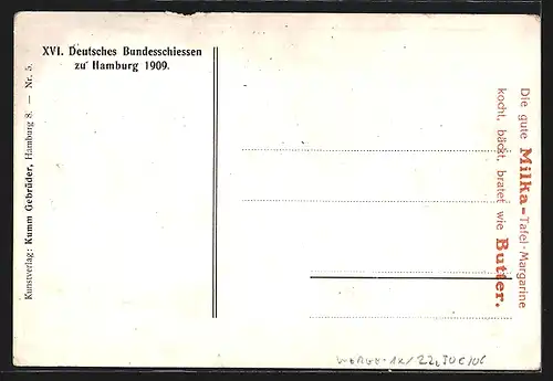 AK Hamburg, 16. Deutsches Bundesschiessen 1909, Störtebeckers Schiff