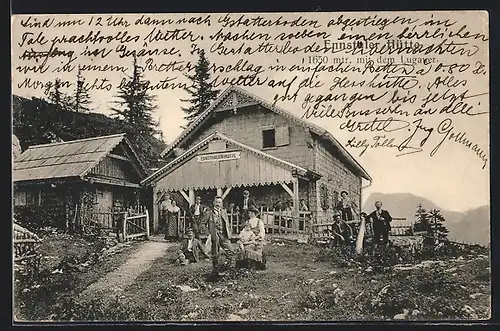 AK Ennstaler Hütte, Berghütte mit dem Lugauer