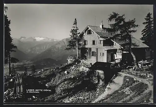 AK Loserhütte, Totalansicht der Berghütte